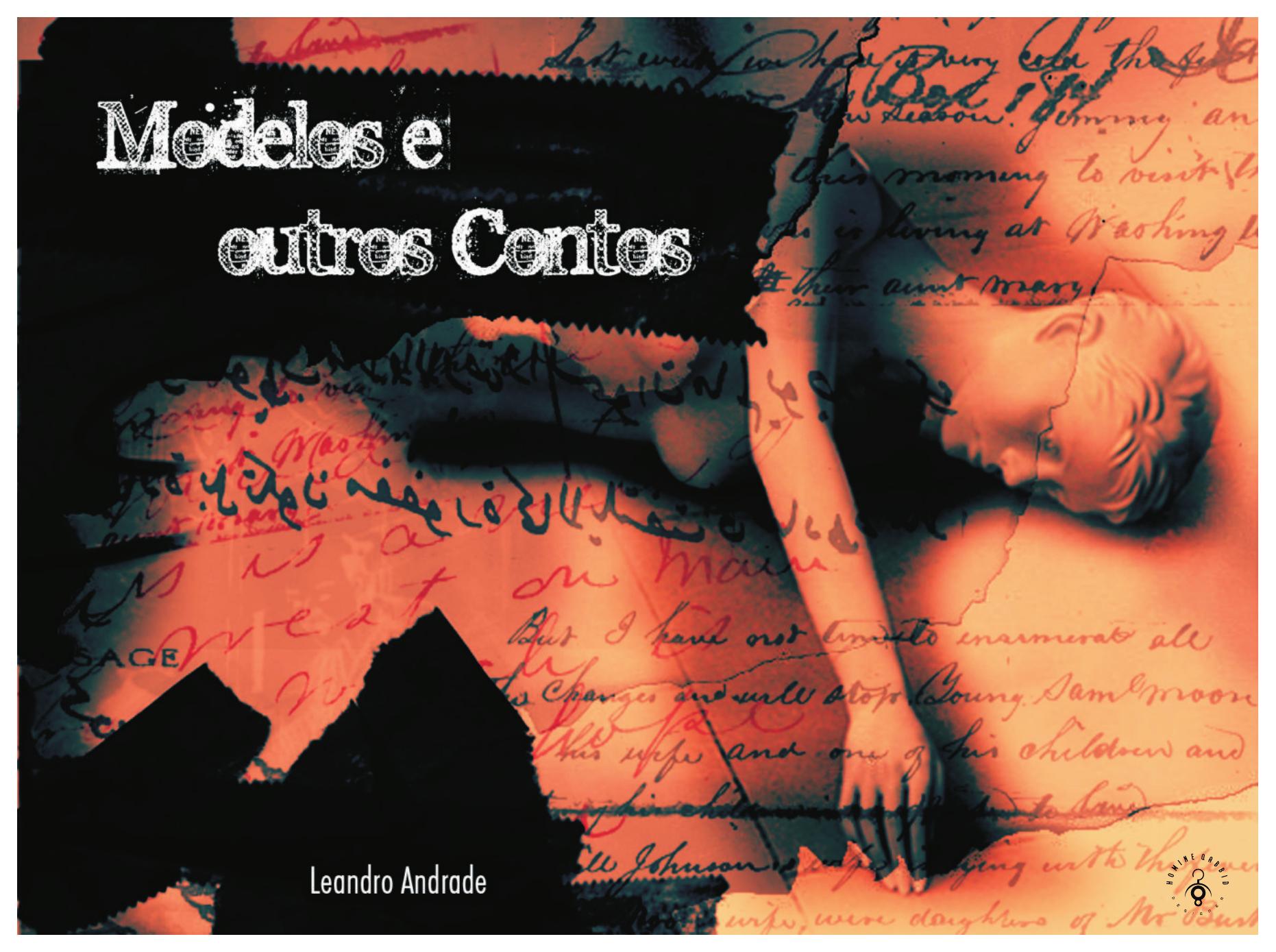 Capa do livro Modelos e outros contos, de Leandro Andrade